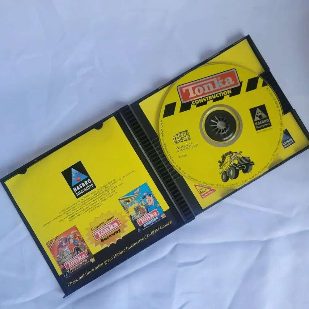 UNTESTED Tonka Construction Video Game on Computer